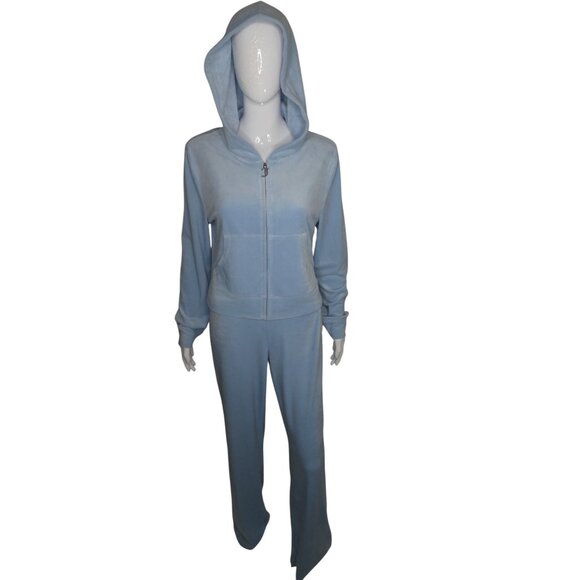 Juicy Couture Women's OG Big Bling Velour Hoodie‎ Size L - Picture 1 of 11